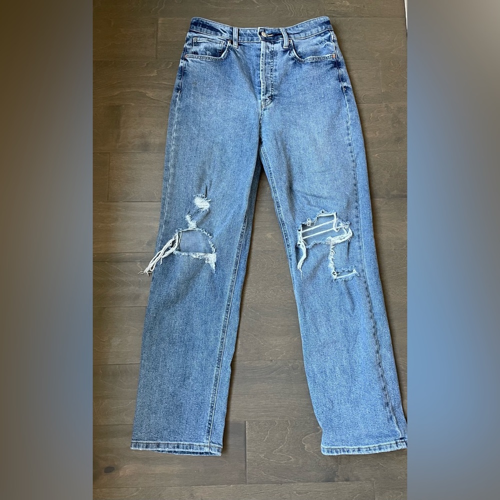 Super high rise jeans